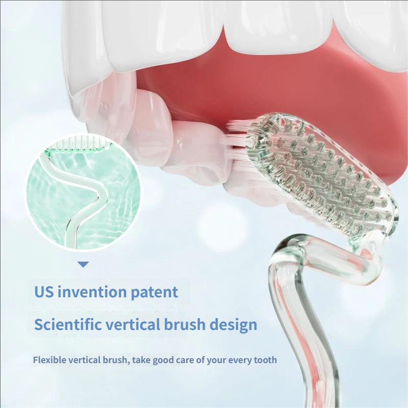 S-shaped toothbrush, Bass's method designated toothbrush