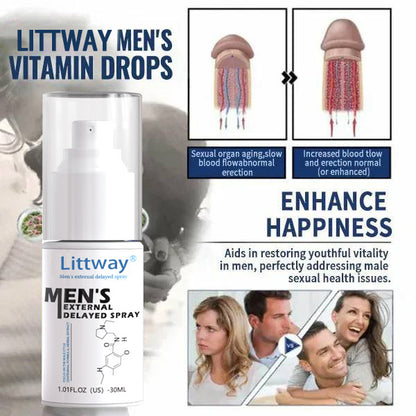 Men’s Intimate Delay Care Spray 💪 — 【Instant effect, enhance confidence and performance】