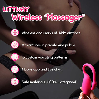 💥 2025 Limited 70% ️OFF 💦 PULSE X15 Wireless Massager 📱 Global Control & 15 Modes