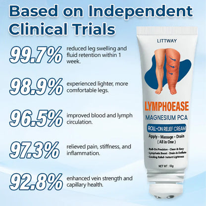 ✅ Official Store: Timilk® LymphoEase Magnesium PCA Roll-On Relief Cream 🔥 FDA Certified (Clinically Proven Relief for Lymphedema, Leg Swelling & Poor Circulation 🩺)