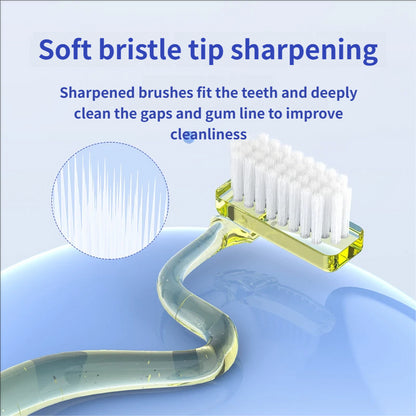 S-shaped toothbrush, Bass's method designated toothbrush