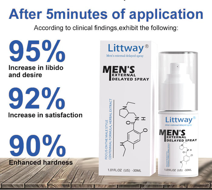 Men’s Intimate Delay Care Spray 💪 — 【Instant effect, enhance confidence and performance】