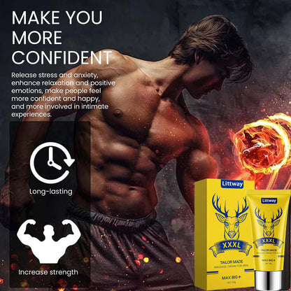 Final 3 Hours: 60% OFF🔥 Littway™ DeerHorn Male Vitality Massage Cream🦌