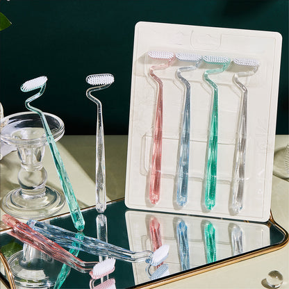 S-shaped toothbrush, Bass's method designated toothbrush