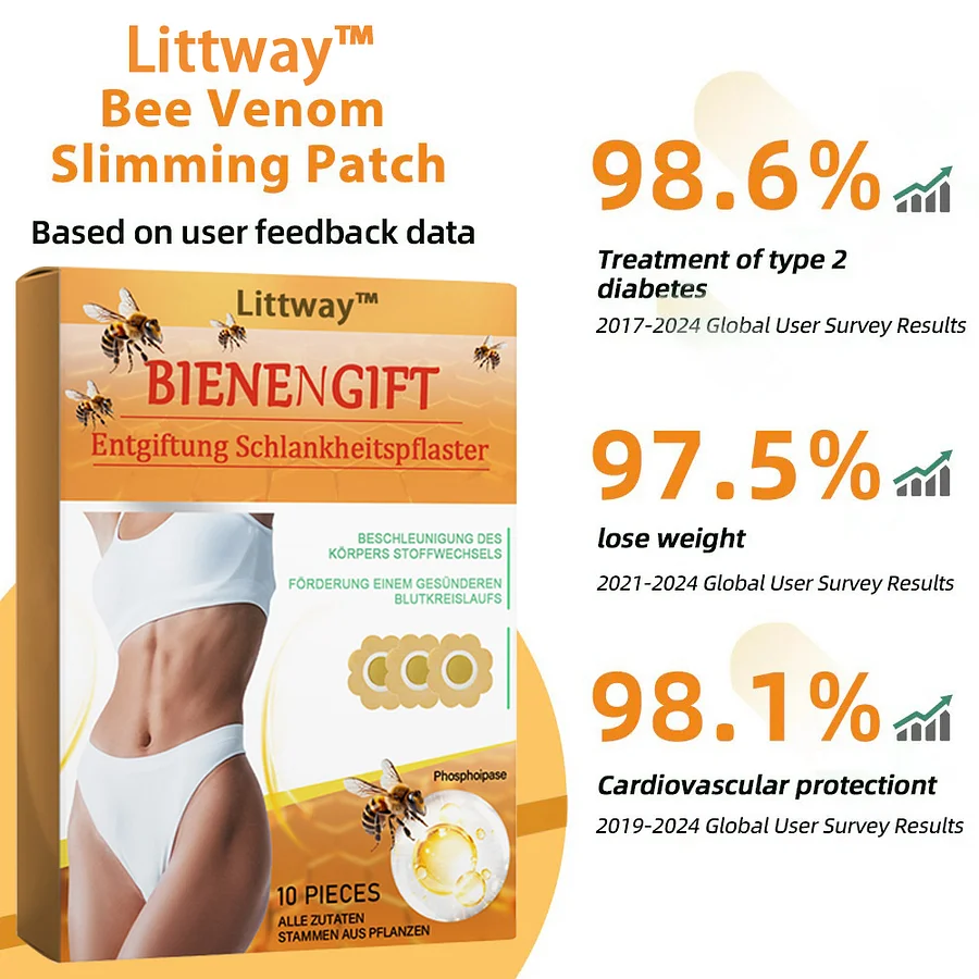 💥 2025 Limited 70% ️OFF🐝 - Littway™ BeeSlim Bee Venom Fat-Burning Patch