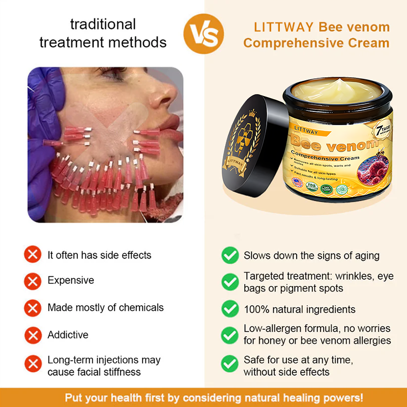 Made and Shipped from USA ✨ LITTWAY™ Bee venom Comprehensive Cream 🔥 LAST DAY 80% OFF 💎💎