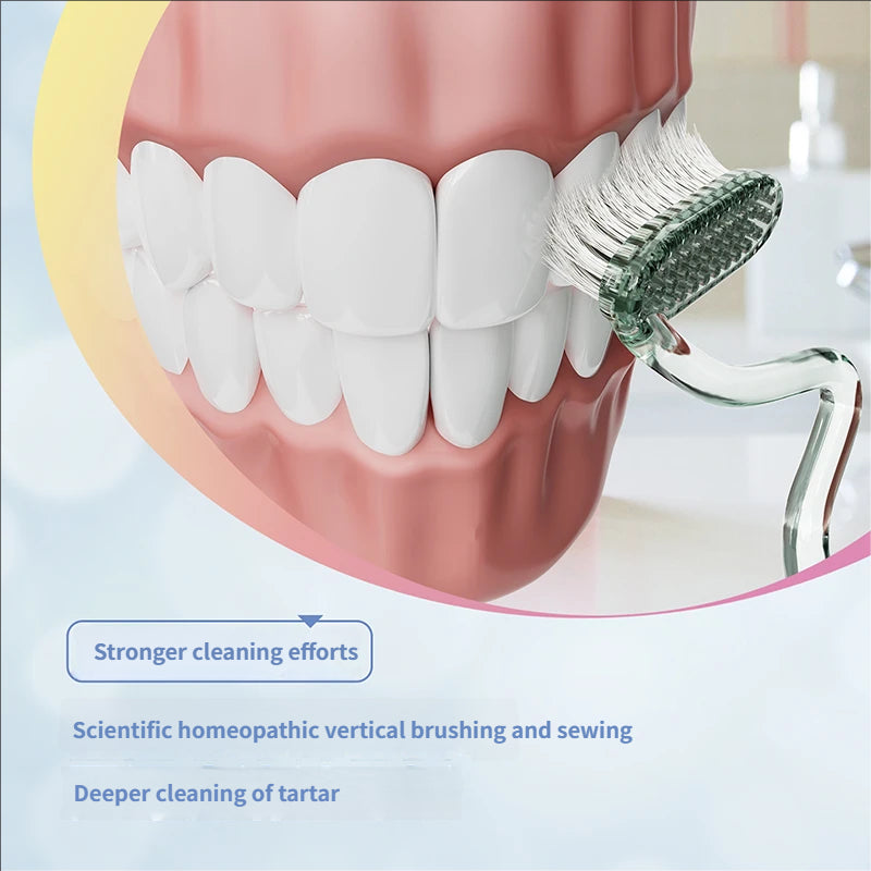 S-shaped toothbrush, Bass's method designated toothbrush