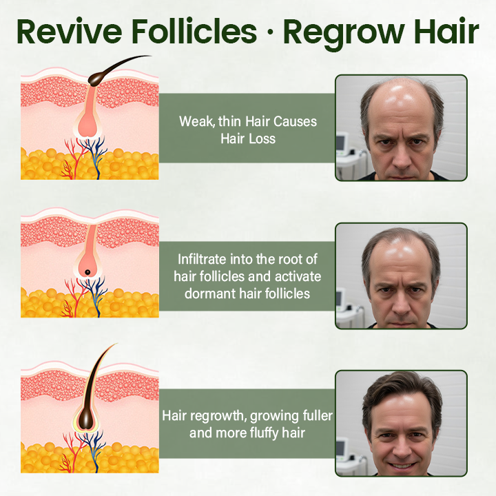 LITTWAY® Follicure BioGrow Hair Restoration Spray ( Reawaken Your Roots. Regrow Naturally. ✨ Clinically Proven Hair Regrowth Within 4 Weeks ✨)