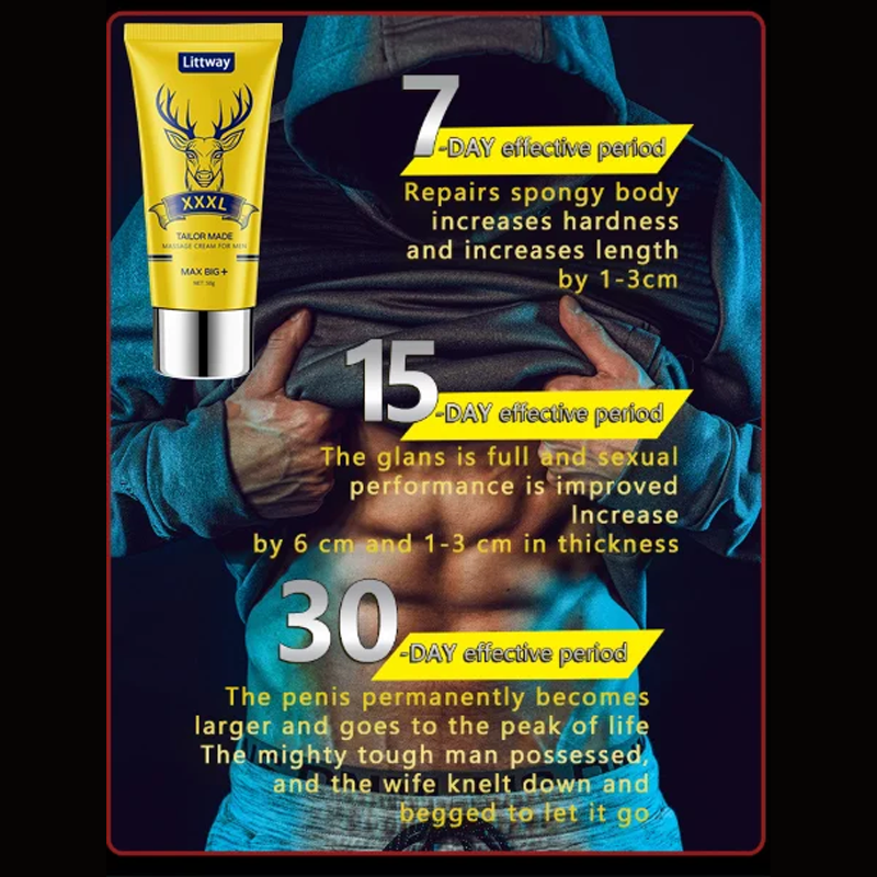 Final 3 Hours: 60% OFF🔥 Littway™ DeerHorn Male Vitality Massage Cream🦌