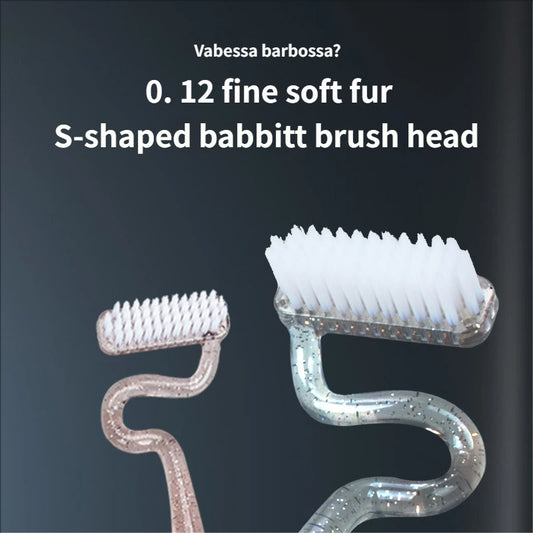 S-shaped toothbrush, Bass's method designated toothbrush