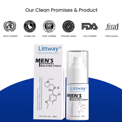 Men’s Intimate Delay Care Spray 💪 — 【Instant effect, enhance confidence and performance】