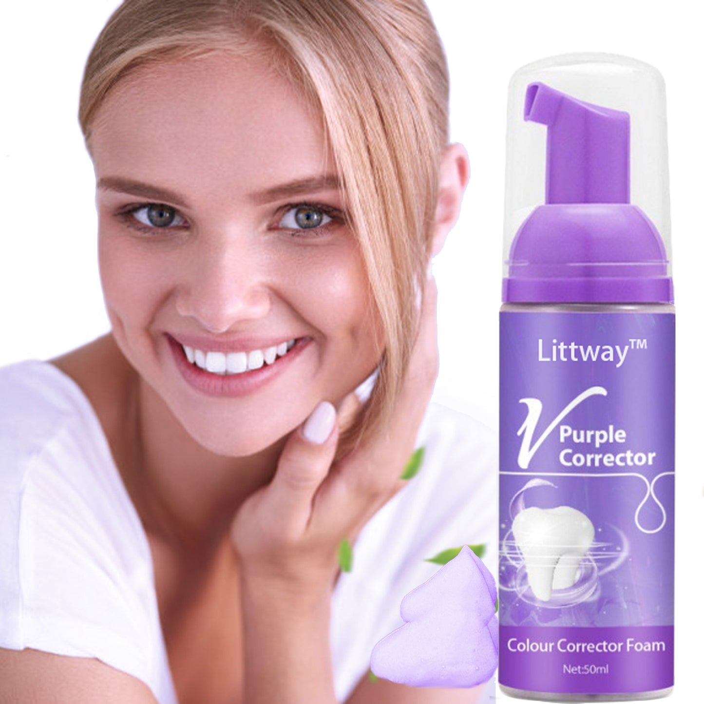 Smile Bright in Just 3 Days—Littway™ V Smile Whitening Toothpaste