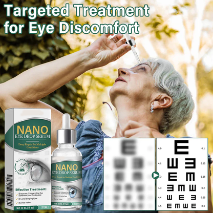 OptiFusion Nano Eye Drops Serum ✅FDA Approved(Suitable for presbyopia, dry eye syndrome, glaucoma, and cataracts) ☘️☘️